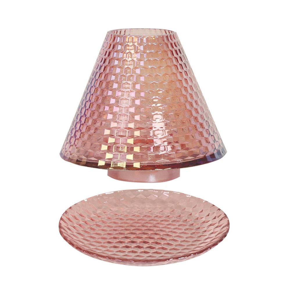 Aroma Pink Lustre Shade & Tray £13.04